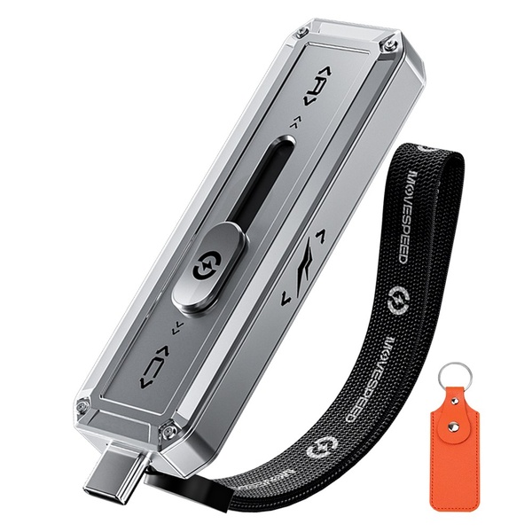 MOVESPEED SP20 2100MB/s 초고속 USB 3.2 Gen2 외장 SSD 휴대용 저장장치 스마트폰 노트북 PC 호환 백업 파일이동 최적, 은색, 2TB